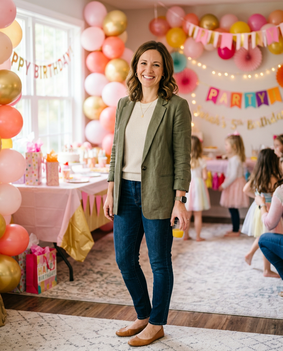 Sarah Chen, party planning expert and mom of three